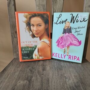 2 Hardback Books- Memoirs